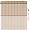 vidaXL Rollo mit Vorh&auml;ngen Natur 150 x 160 cm Bambus