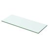 vidaXL Regalboden Glas Transparent 50x15 cm