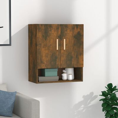 vidaXL Wandschrank Räuchereiche 60x31x70 cm Holzwerkstoff