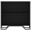 vidaXL B&uuml;cherregal Schwarz 80x31x74,5 cm Holzwerkstoff