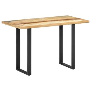vidaXL Esstisch 120x60x76 cm Altholz Massiv