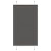 vidaXL Plissee Schwarz 80x150 cm Stoffbreite 79,4 cm Polyester