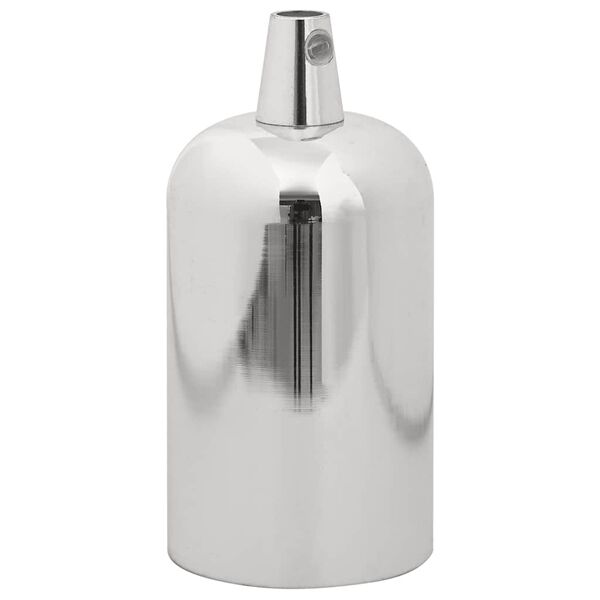vidaXL Lampenfassungen 2 Stk. Satin-Nickel E27