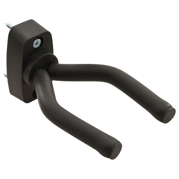 vidaXL Gitarren-Wandhalter 6 Stk. Schwarz Stahl