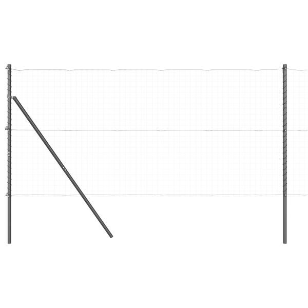 vidaXL Zaunpfosten Sonstiges 26 pcs Grau 3,2 x 3,2 x 200 cm Stahl