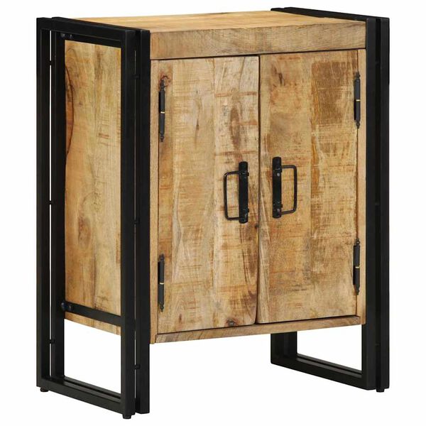 vidaXL Schuhschrank mit Regal Braun 56 x 35 x 70 cm Massivholz Mango