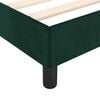 vidaXL Bettgestell ohne Matratze Dunkelgr&uuml;n 140x190 cm Samt