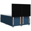vidaXL Boxspringbett mit Matratze Blau 140x190 cm Stoff