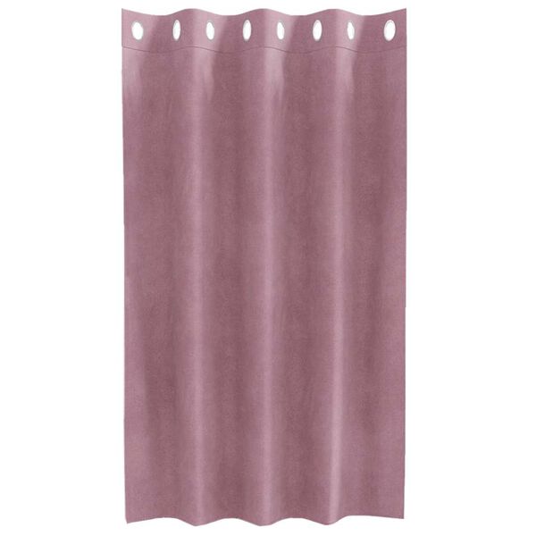 vidaXL Verdunkelungsvorh&auml;nge 2 pcs Dunkelrosa 140 x 140 cm Samt
