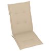 vidaXL Verstellbare Gartenst&uuml;hle mit Auflagen 8 Stk. Massivholz Teak