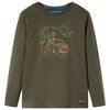 Kinder-Langarmshirt Khaki 104