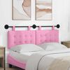vidaXL H&auml;ngevorderseite Wandmontiert Rosa 130 x 55 x 5 cm Stoff