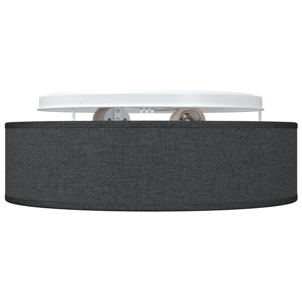 vidaXL Deckenlampe Schwarz 38 x 13.5 cm Stoff