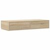 vidaXL Bettschubladen Sonoma-Eiche 75 x 36,5 x 16.5 cm Holzwerkstoff
