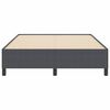 vidaXL Boxspringbett Dunkelgrau 160 x 200 cm Samt