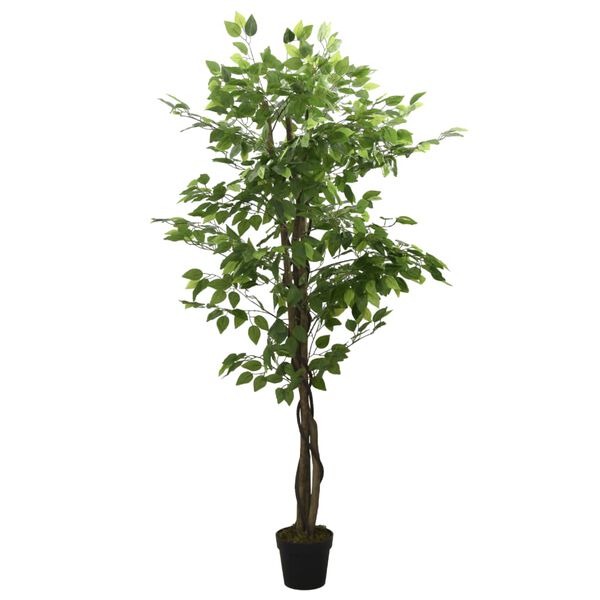 vidaXL Ficusbaum K&uuml;nstlich 1008 Bl&auml;tter 180 cm Gr&uuml;n