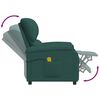 vidaXL Massagesessel Dunkelgr&uuml;n Stoff