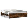 vidaXL Bettgestell R&auml;uchereiche 180x200 cm Holzwerkstoff und Metall