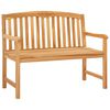 vidaXL Handgefertigte Rosenbank 114 x 60,5 x 95 cm Massivholz Teak