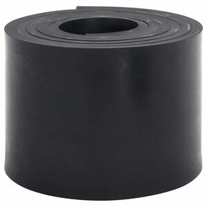 vidaXL Gummileiste f&uuml;r Schneepflug Schwarz 300x15x1 cm