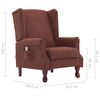 vidaXL Massagesessel Braun Stoff