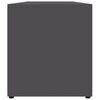 vidaXL TV-Schrank Grau 120x34x37 cm Holzwerkstoff