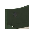 vidaXL Tagesbett USB Dunkelgr&uuml;n Stoff 90x200 cm