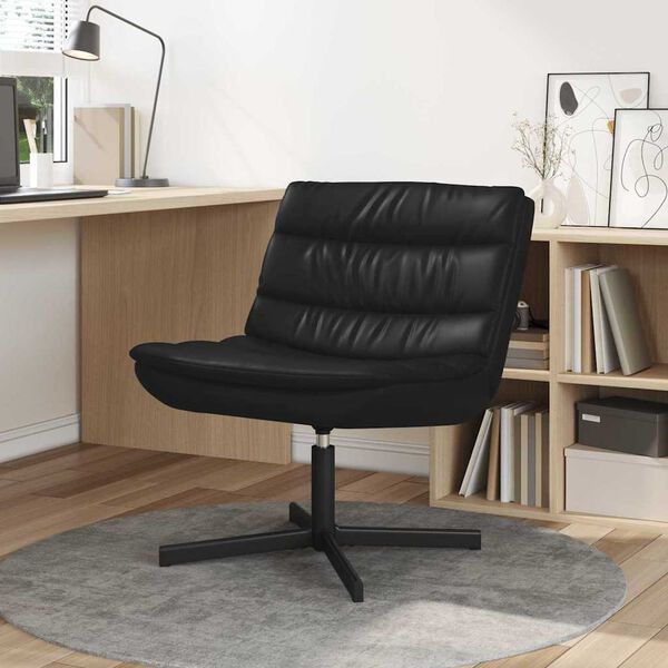 vidaXL Drehstuhl Schwarz 63 x 75 x 76 cm PU