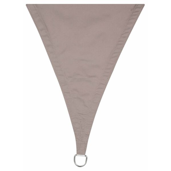 Perel Sonnensegel Dreieck 3,6 m Taupe GSS3360TA