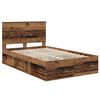 vidaXL Bettrahmen Altholz 120 x 200 cm Massives Kiefernholz
