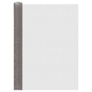 vidaXL Mesh Bildschirm 120 x 500 cm 3 Mesh Edelstahl 201 Silber