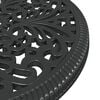 vidaXL Garten Bistro Set 3 pcs Schwarz Aluminium