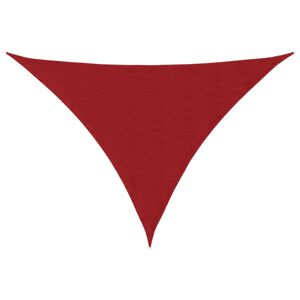 vidaXL Sonnensegel Oxford-Gewebe Dreieckig 3x3x4,24 m Rot