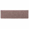 vidaXL Stufenmatten Selbstklebend 30 Stk. 65x21x4 cm Hellbraun Rechteckiger Rand