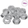 vidaXL Sechskantmutter 9000 stk. Silber Metall