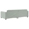 vidaXL Tagesbett Hellgrau 90x200 cm Samt