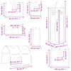 vidaXL Kinderhochbett mit Turm Rosa 90x190 cm Massivholz Kiefer
