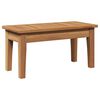 vidaXL Gartenbank 2 pcs Grau und Braun Massivholz Teak
