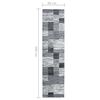 vidaXL Teppichl&auml;ufer BCF Grau 60x150 cm