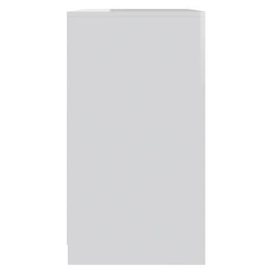 vidaXL Sideboard Hochglanz-Weiß 70x40,5x75 cm Holzwerkstoff