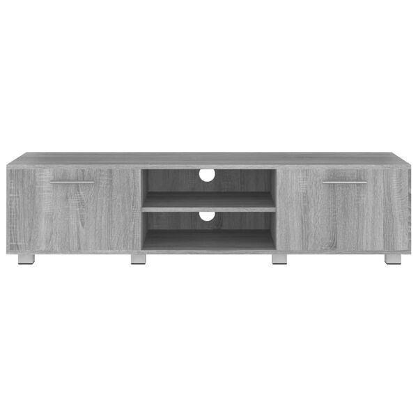 vidaXL TV-Schrank Grau Sonoma 140x40x35 cm Holzwerkstoff