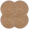 vidaXL Seegraskissen 4 stk. Natur 100% Seegras