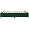 vidaXL Boxspringbettgestell Dunkelgr&uuml;n 200x200 cm Samt