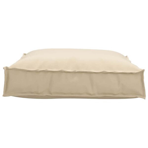 vidaXL Kissen Beige 70 x 70 x 12 cm Oxford-Stoff
