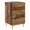 vidaXL Nachttisch mit Schubladen Altholz 40 x 40 x 66 cm Holzwerkstoff