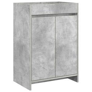 vidaXL Badunterschrank Betongrau 56 x 37,5 x 81 cm Holzwerkstoff
