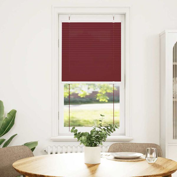 vidaXL Plissee Bordeauxrot 55x150 cm Stoffbreite 54,4 cm Polyester