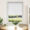 vidaXL Verdunkelungsrollo 124,4 x 175 cm, Stoffbreite 120 cm, Wei&szlig;