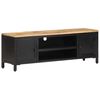 vidaXL TV-Schrank 120x30x40 cm Raues Mango-Massivholz