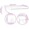vidaXL Manueller Markisenrahmen mit LEDs Beige 3,5 x 2,5 m